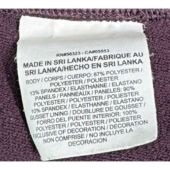 Nike Pro Hyperwarm‎ Leggings Women's Small Eggplant Gym Compression - Picture 9 of 10